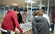 Enjoying a bit of table football!