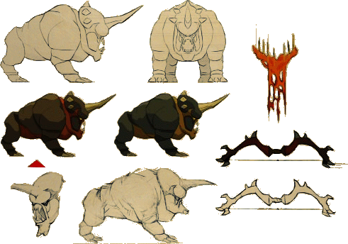 dark beast and dark bow concept artwork