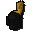 Black full helm (g)