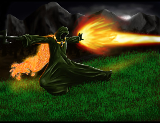 Player submitted artwork: Ahrim's Blighted Aura by Mr Daedalus