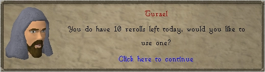 Slayer master offering task reroll