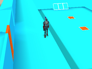 Blue placeholder graphics