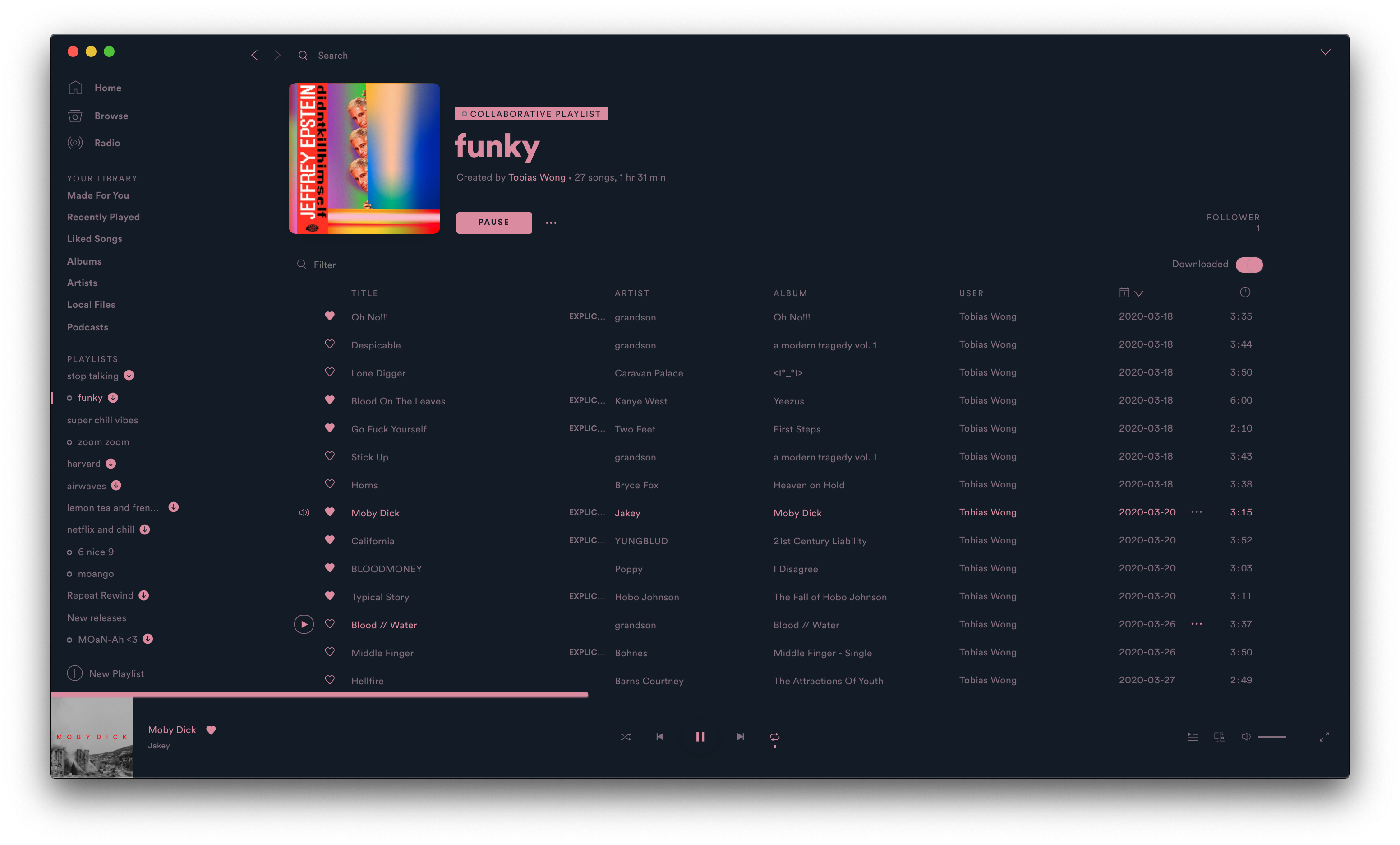 Playlist Screenshot